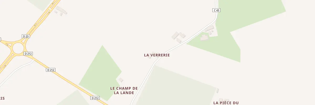 Plan du 1 La Verrerie à Voivres-lès-le-Mans