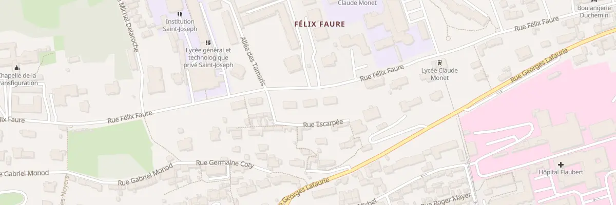 Plan du 244 Rue Félix Faure au Havre