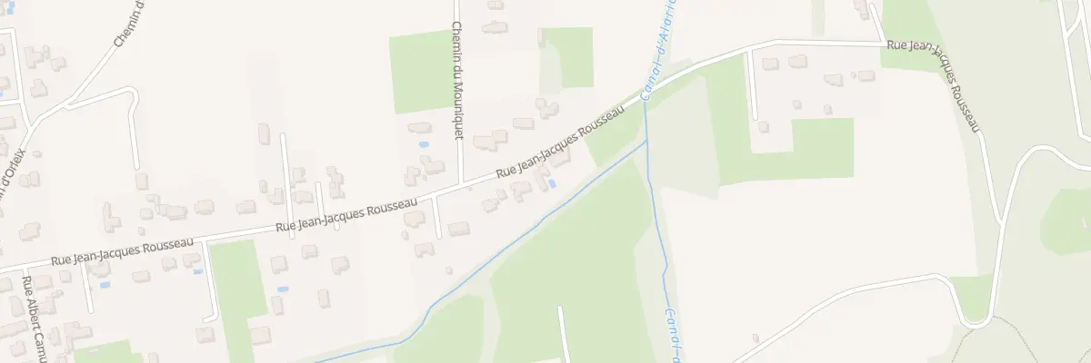 Plan du 96 Rue Jean-Jacques Rousseau à Aureilhan