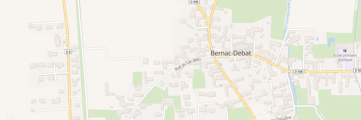 Plan du 14 Rue du Lac Bleu à Bernac-Debat