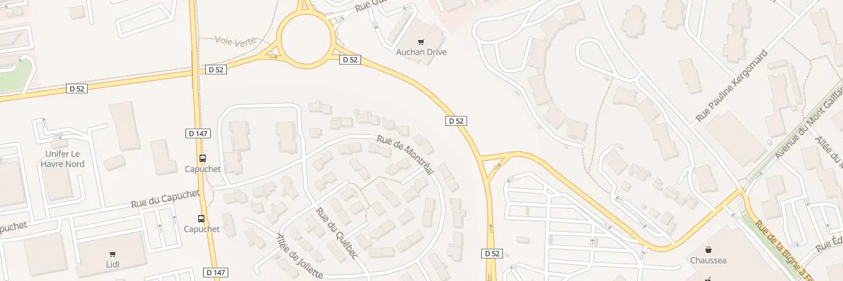 Plan du 65 Rue de Montréal au Havre