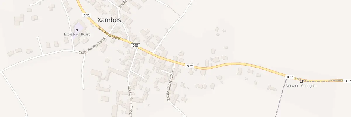 Plan du 5136 Le Bourg à Xambes