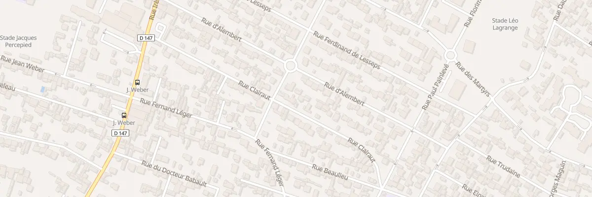 Plan du 45 Rue Clairaut au Havre