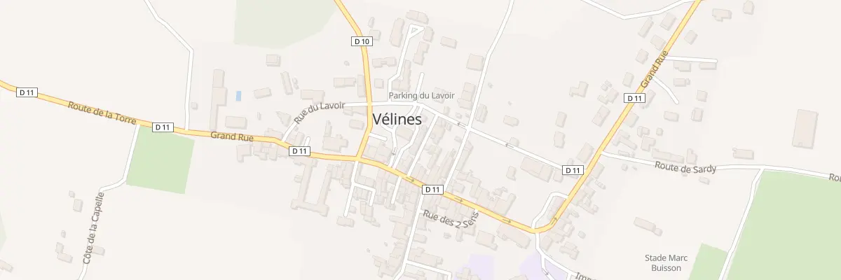 Plan du 7 Rue de la Farine à Vélines