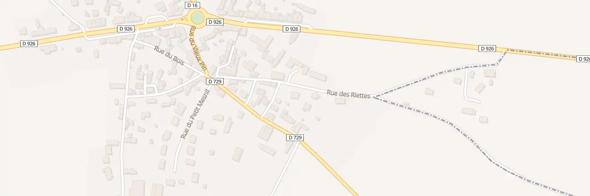 Plan du 6 Rue des Riettes à Gouffern en Auge