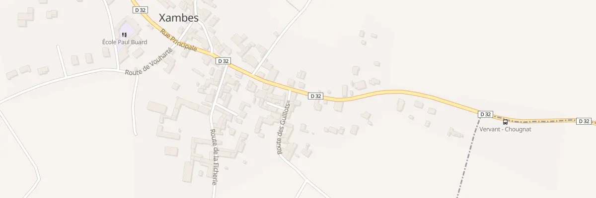 Plan du 5088 Le Bourg à Xambes