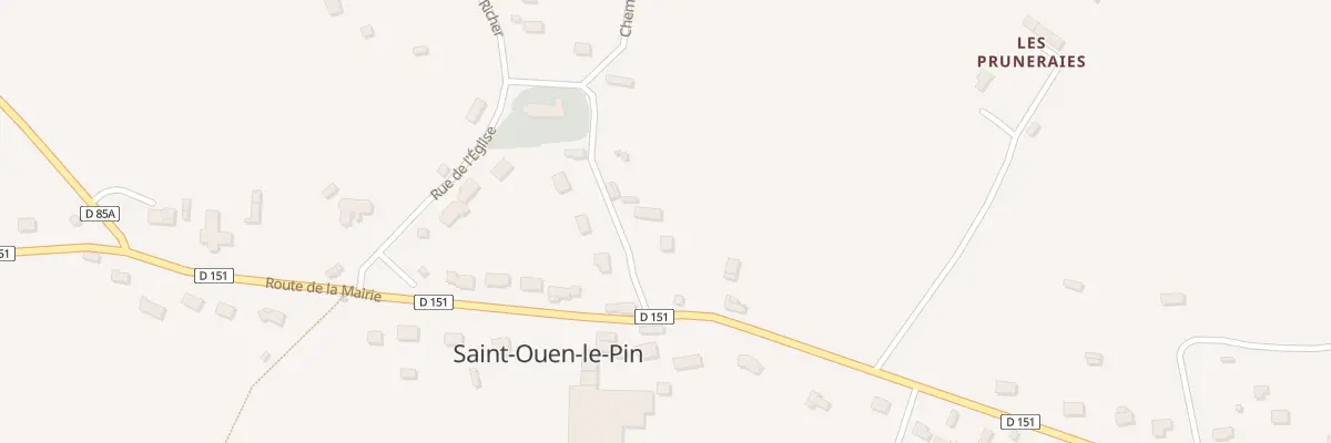 Plan du 84 Rue de la Fontaine Marguerite à Saint-Ouen-le-Pin