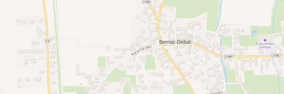 Plan du 12 Rue du Lac Bleu à Bernac-Debat