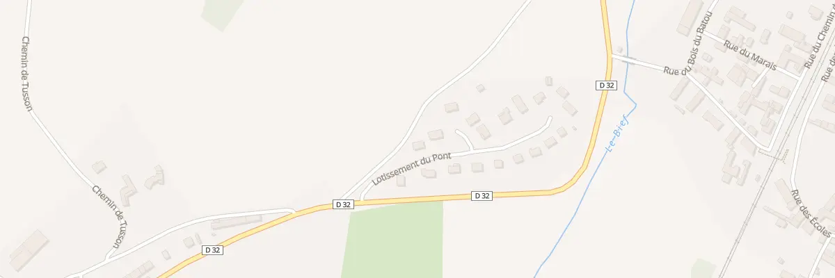 Plan du 1 Lot du Pont à Luxé