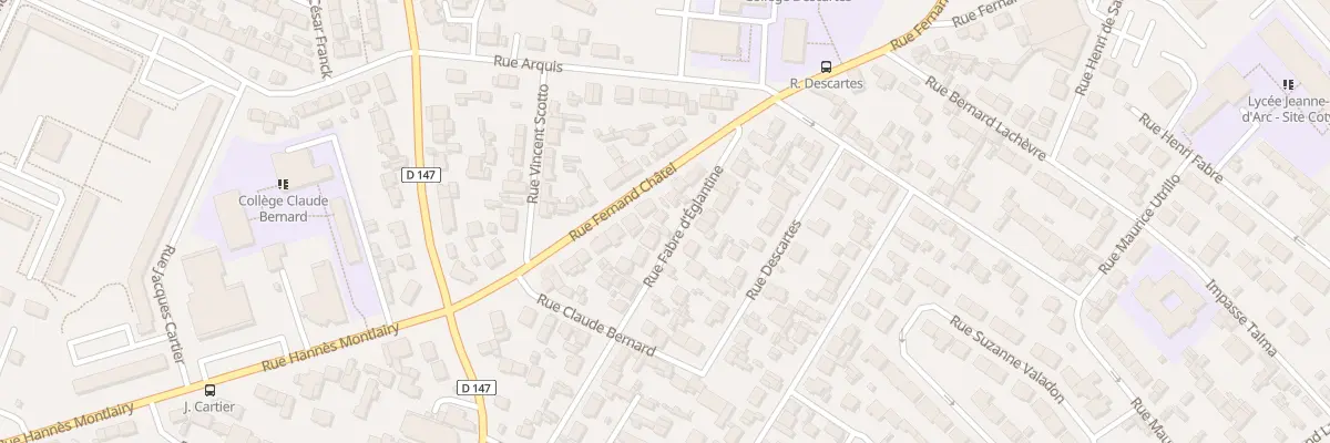 Plan du 23 Rue Fabre d’Eglantine au Havre
