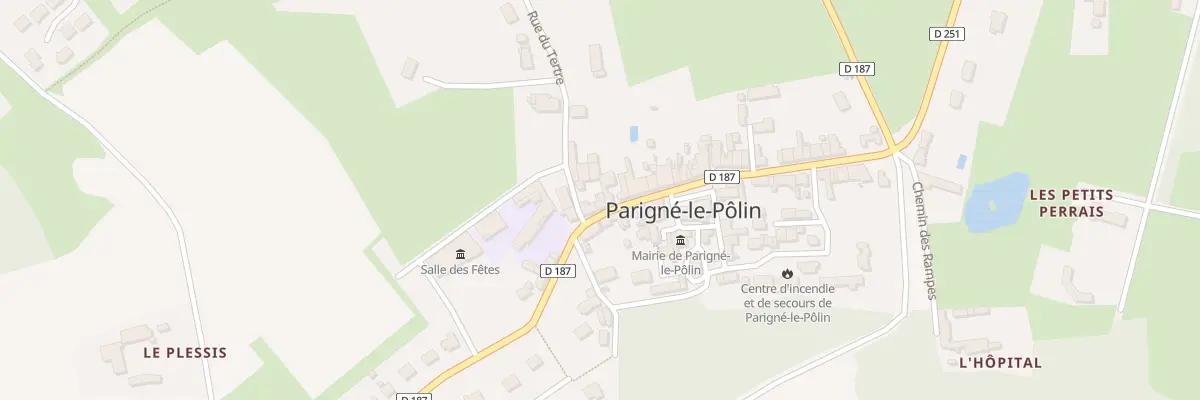 Plan du 38 Rue Principale à Parigné-le-Pôlin
