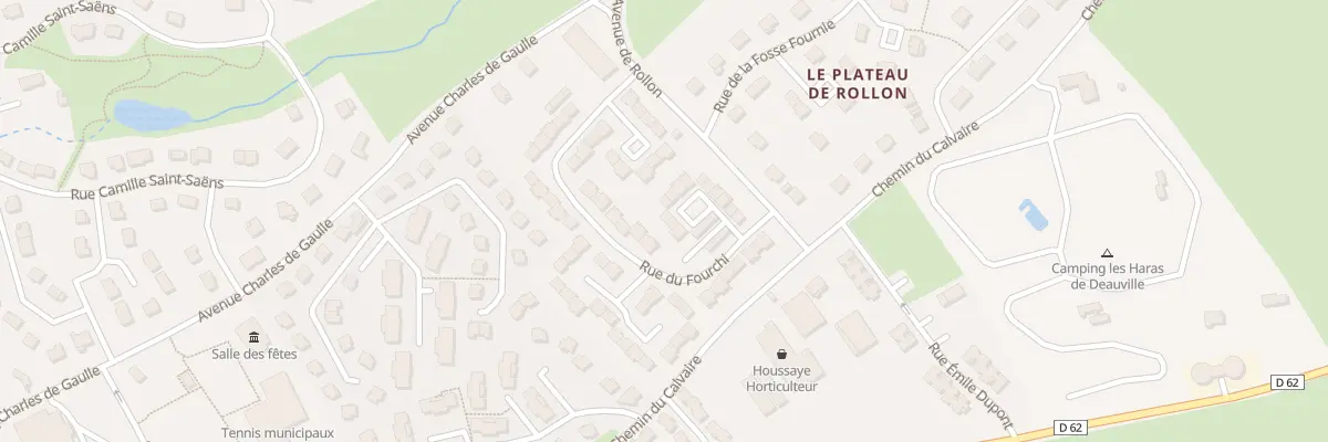 Plan du 21 Rue du Fourchi à Touques