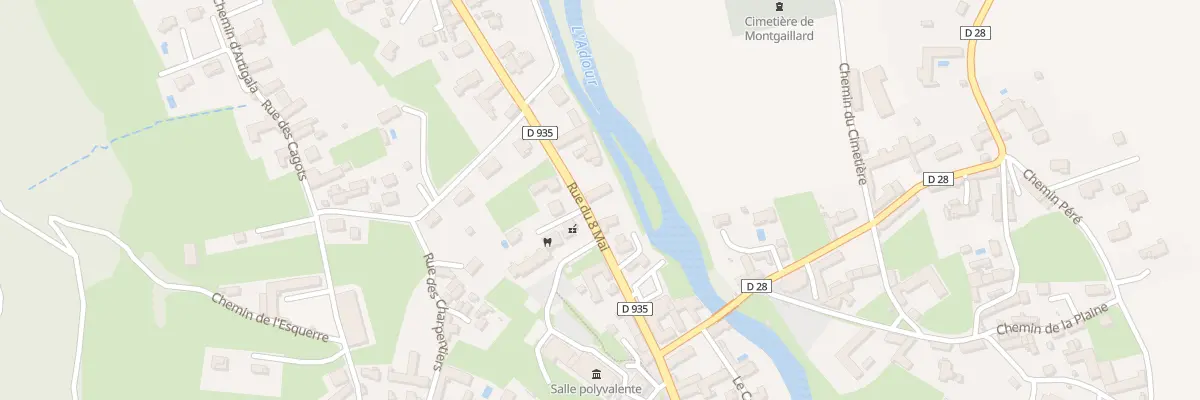 Plan du 144 Rue du Huit Mai à Montgaillard
