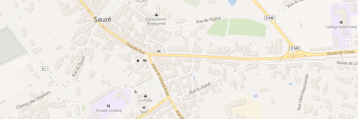 Plan du 12 Rue de la Chevalonnerie à Sauzé-entre-Bois