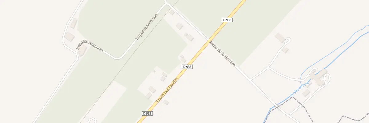 Plan du 985 Rte des Landes à Bouglon