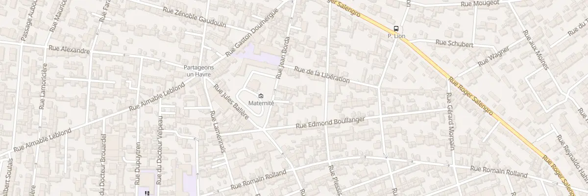 Plan du 10T Rue Jean Borda au Havre