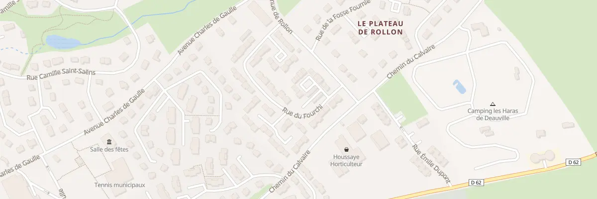 Plan du 25 Rue du Fourchi à Touques