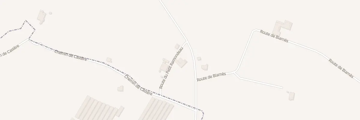 Plan du 53 Rte du Petit Ramondeau à Lagupie