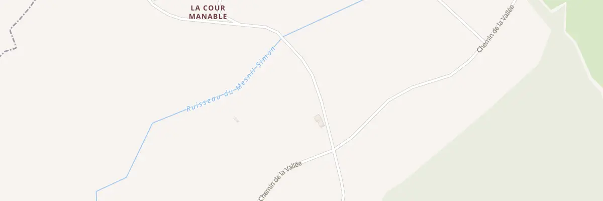 Plan du 2241 Che de la Vallée au Mesnil-Simon