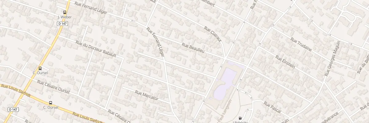 Plan du 21 Rue Méchain au Havre