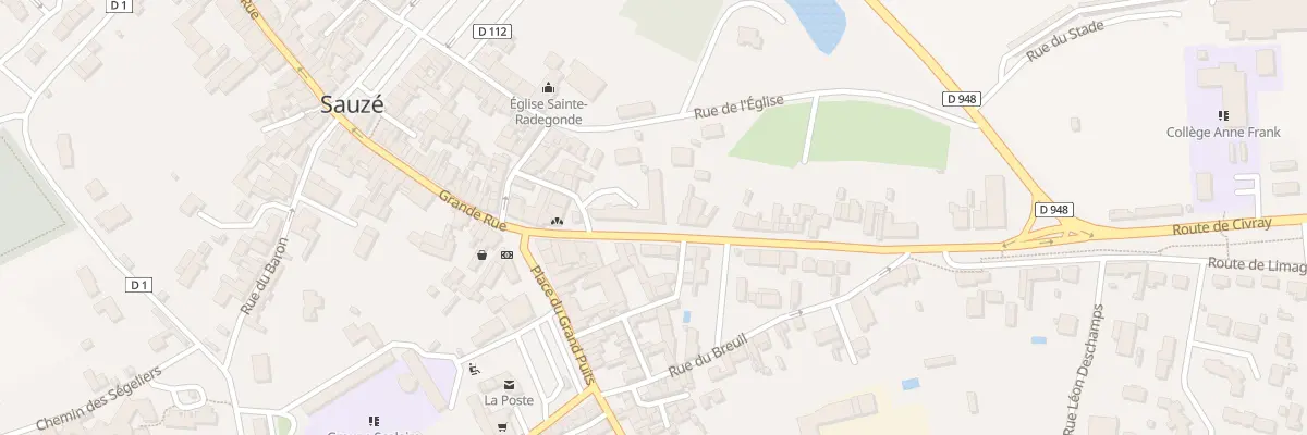 Plan du 5 Rue de la Chevalonnerie à Sauzé-entre-Bois