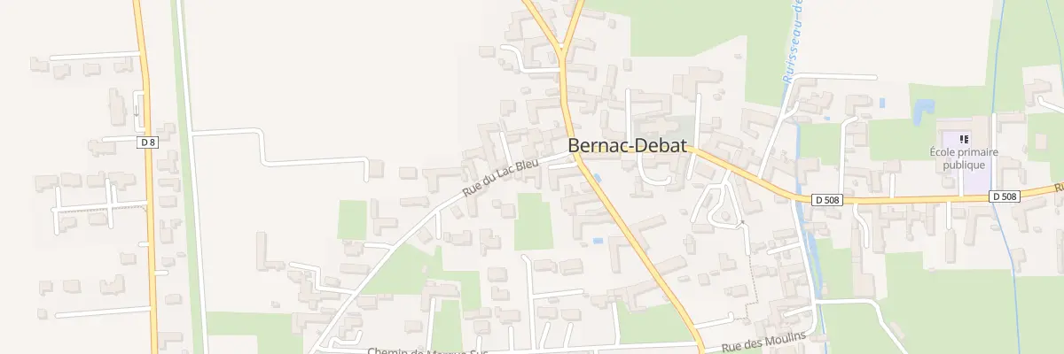 Plan du 3 Rue du Lac Bleu à Bernac-Debat