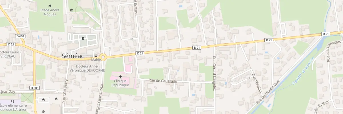 Plan du 63 Rue de la République à Séméac