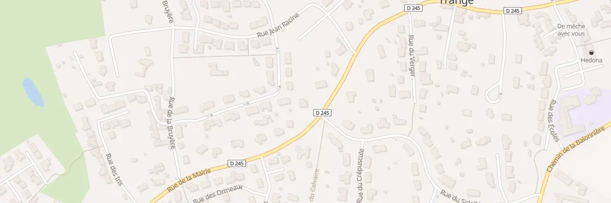 Plan du 36 Rue de la Mairie à Trangé