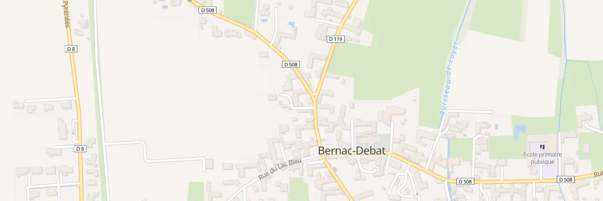 Plan du 9 Rue Occitane à Bernac-Debat