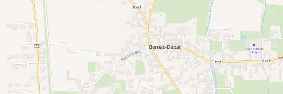 Plan du 4 Rue du Lac Bleu à Bernac-Debat