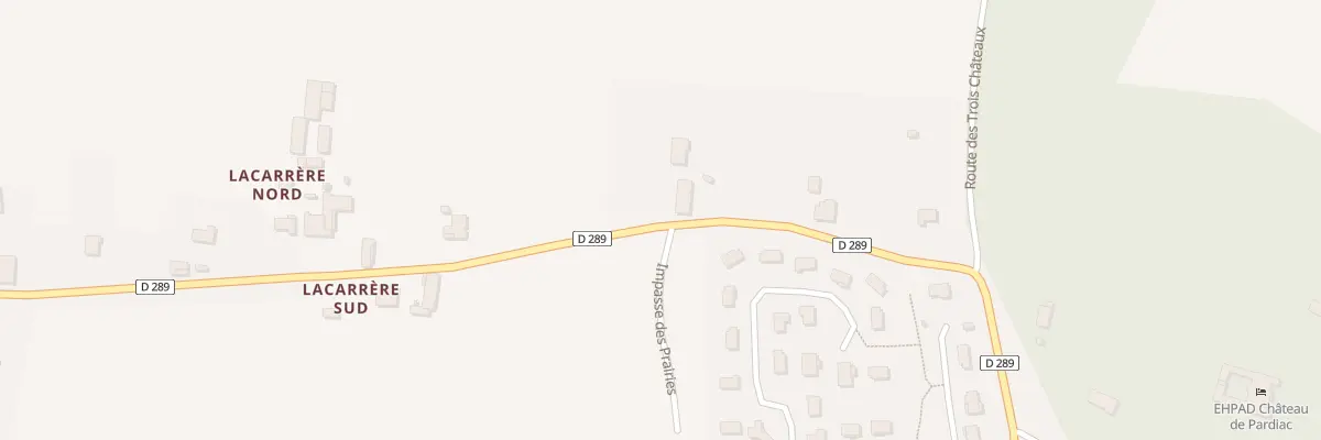 Plan du 5 La Croix à Samazan
