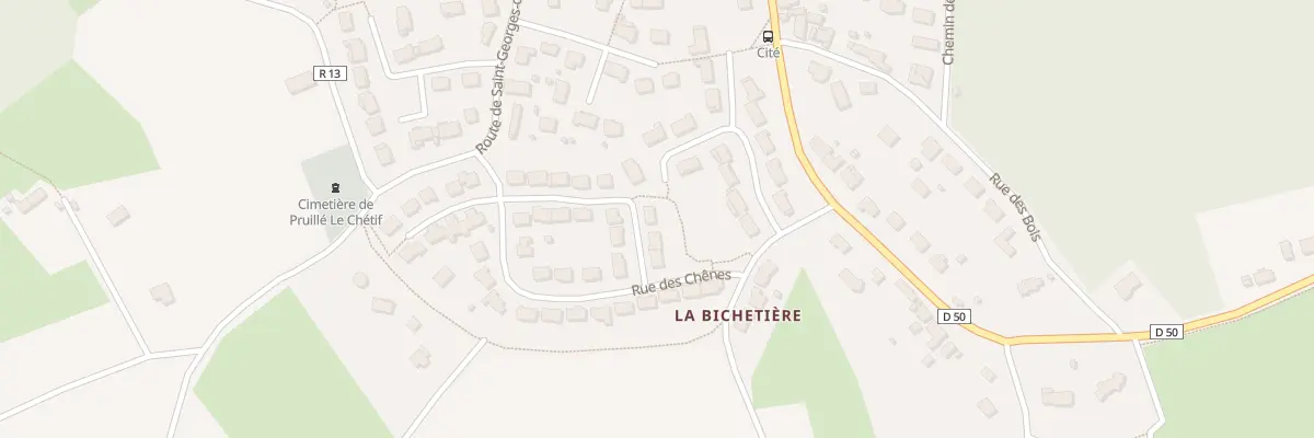 Plan du 5 Rue des Charmes à Pruillé-le-Chétif