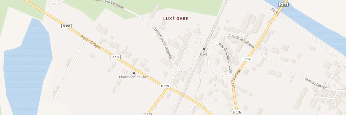 Plan du 4 Che de la Vergnee à Luxé