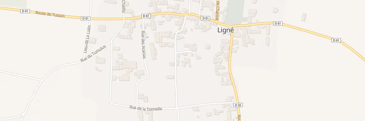 Plan du 3 Rue de l’Église à Ligné