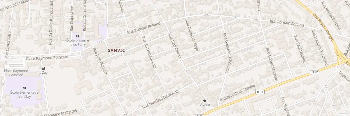 Plan du 35B Rue Sadi Carnot au Havre