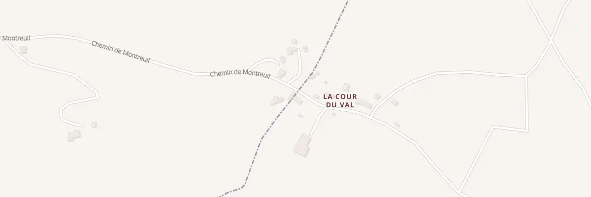 Plan du 680 Chem de Montreuil à La Roque-Baignard