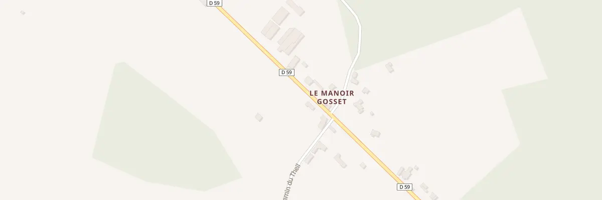 Plan du 1585 Rte du Manoir Gosset à Saint-Ouen-le-Pin