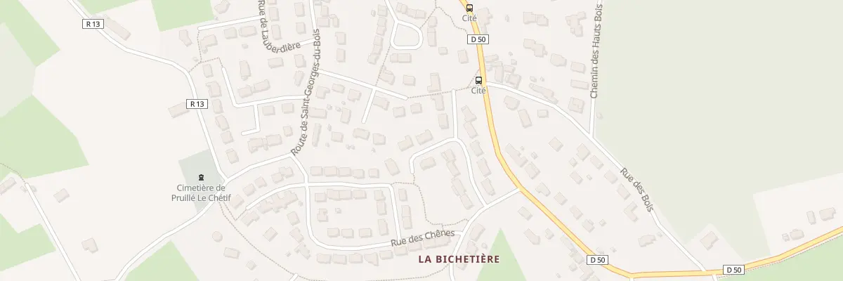 Plan du 12 Rue des Ormes à Pruillé-le-Chétif