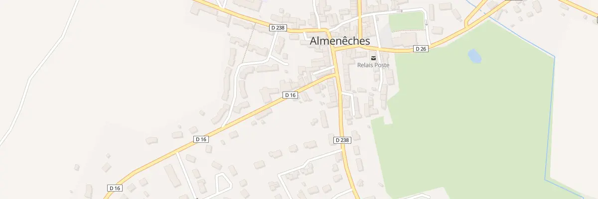 Plan du 7 Rte de la Gare à Almenêches