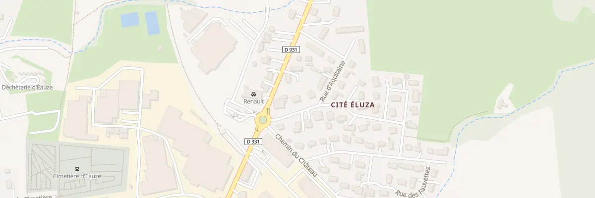 Plan du 2 Rue d Aquitaine à Eauze