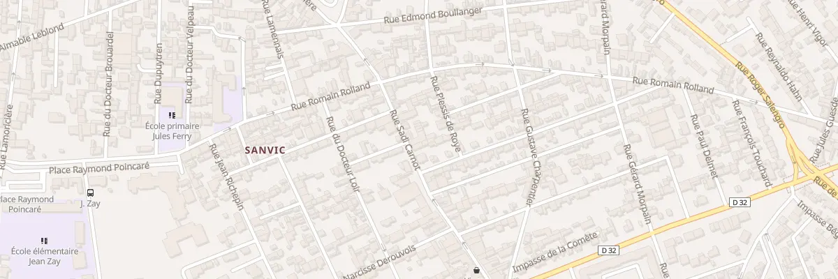 Plan du 38 Rue Sadi Carnot au Havre