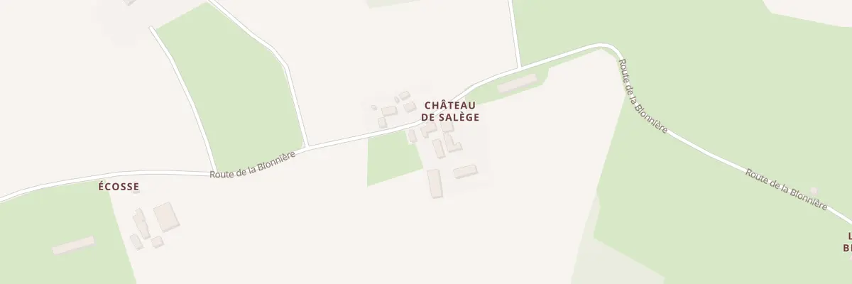 Plan du 1015 Rte de la Blonniere à Mansigné