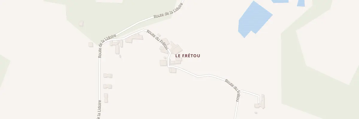 Plan du 75A Le Fretou Sud à Saint-Vivien