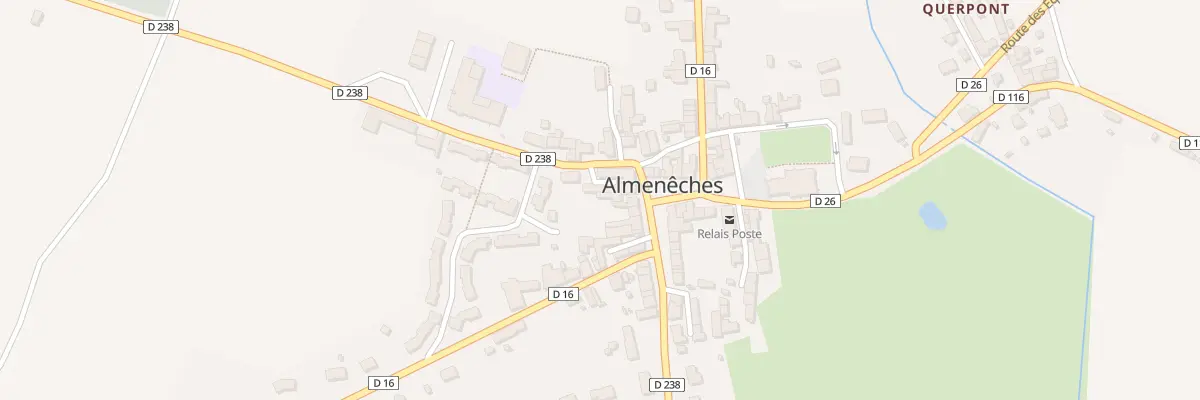 Plan du 24 Pl Maréchal Leclerc à Almenêches