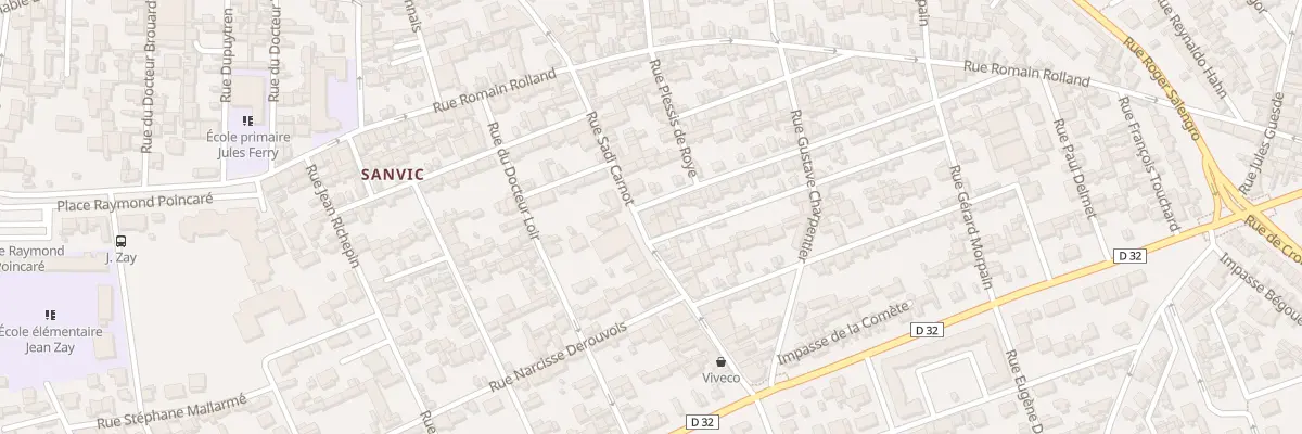 Plan du 32 Rue Sadi Carnot au Havre