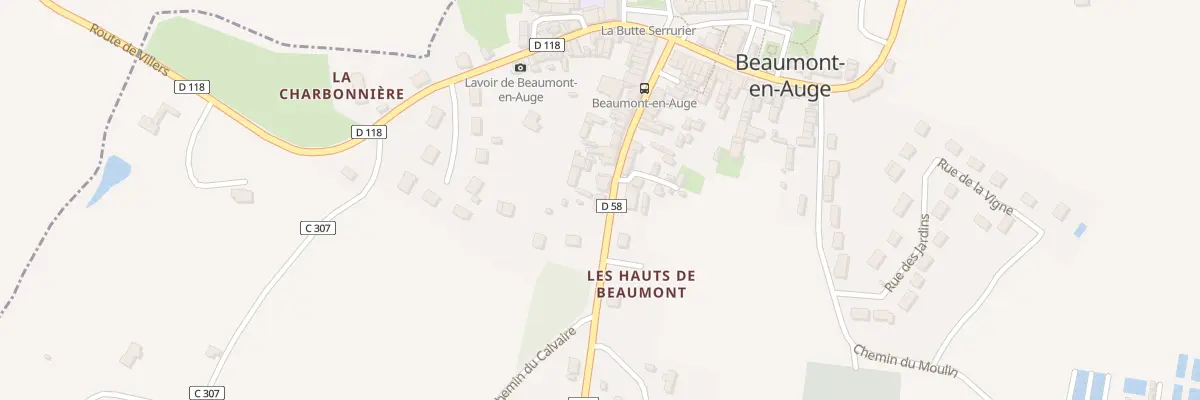 Plan du 39 Rue de la Libération à Beaumont-en-Auge