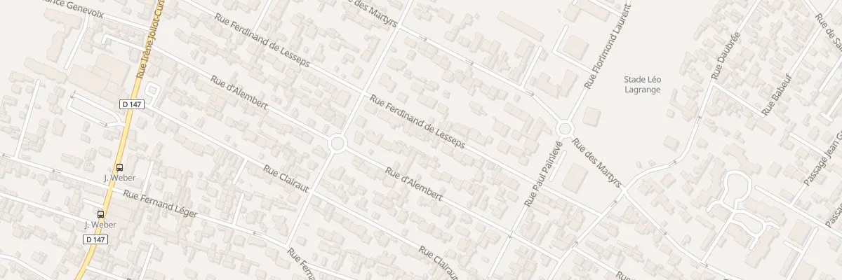 Plan du 56 Rue Ferdinand de Lesseps au Havre