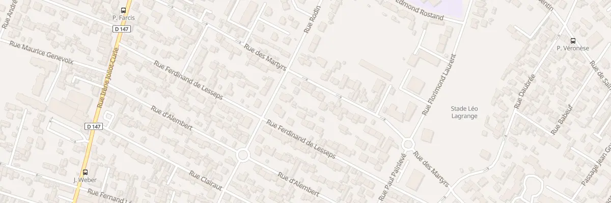 Plan du 50 Rue des Martyrs au Havre