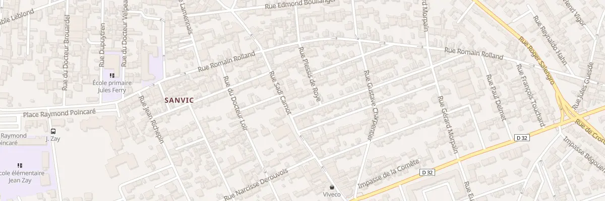 Plan du 5 Rue Johann Strauss au Havre