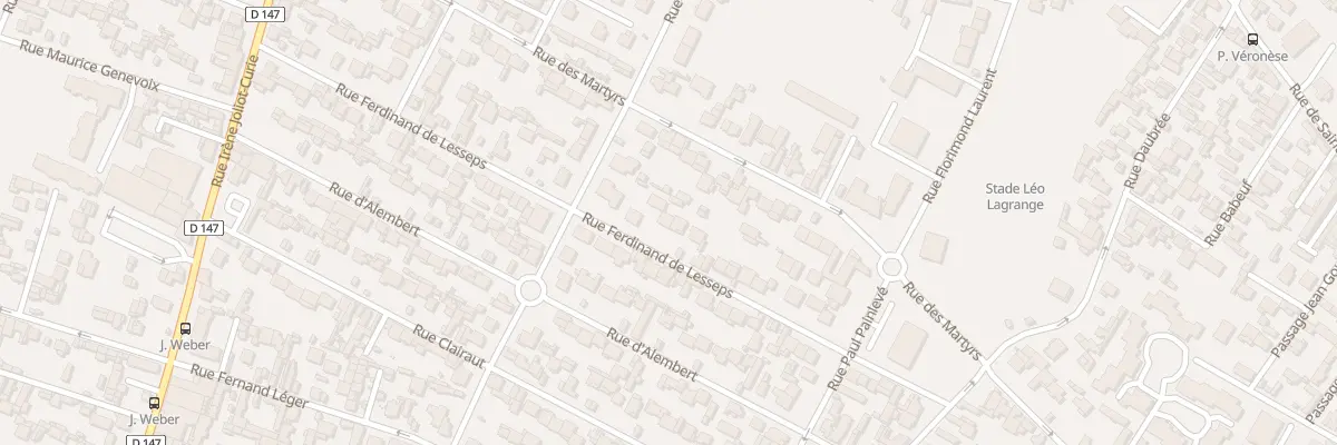 Plan du 49 Rue Ferdinand de Lesseps au Havre